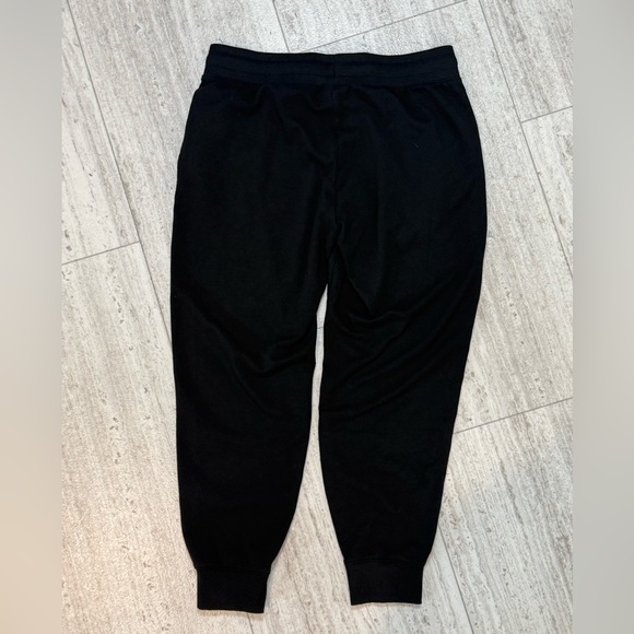 Athletic Works Black Sweatpants with Yellow Logo - Picture 3 of 3